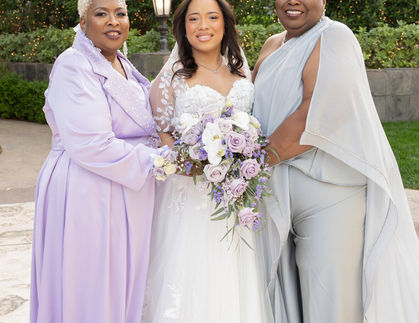 TrIndiBlu wedding commission, bride and mother-of-the-bride looks