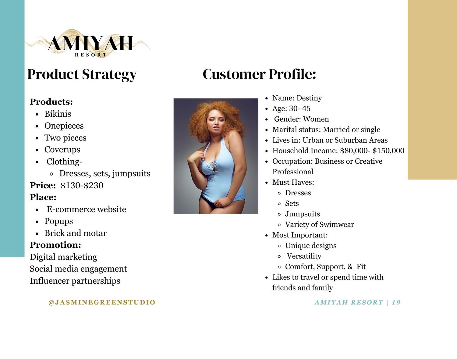 Product Strategy and Customer Profile