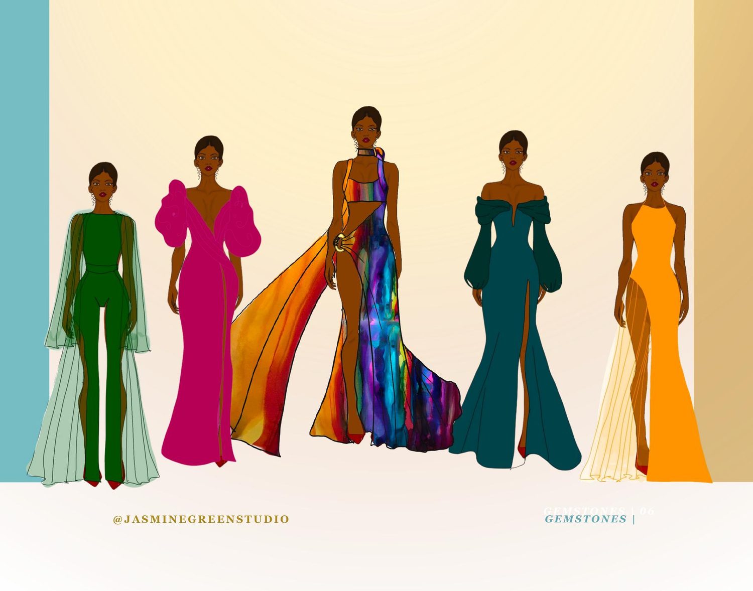 Collection lineup &mdash; five looks