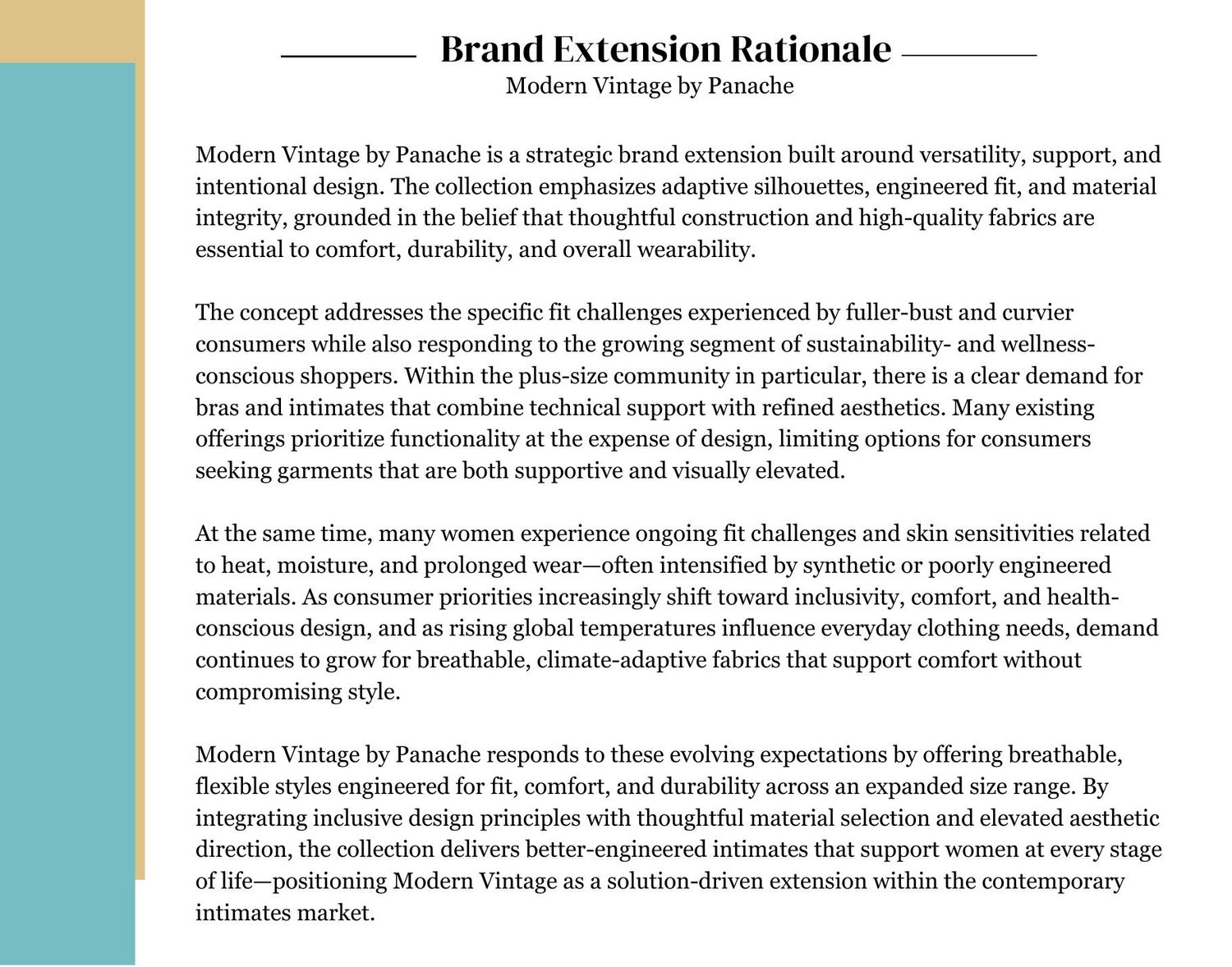 Brand Extension Rationale