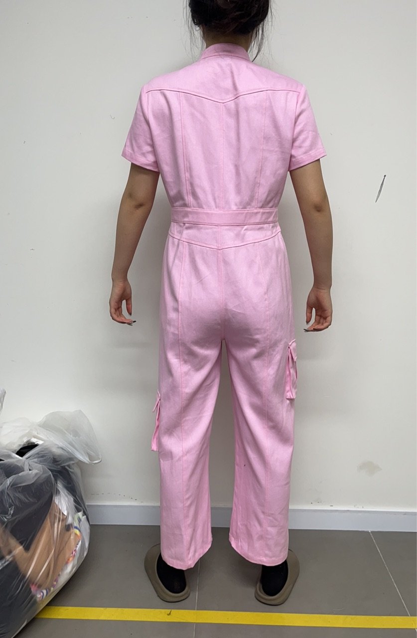 Cargo jumpsuit, back view
