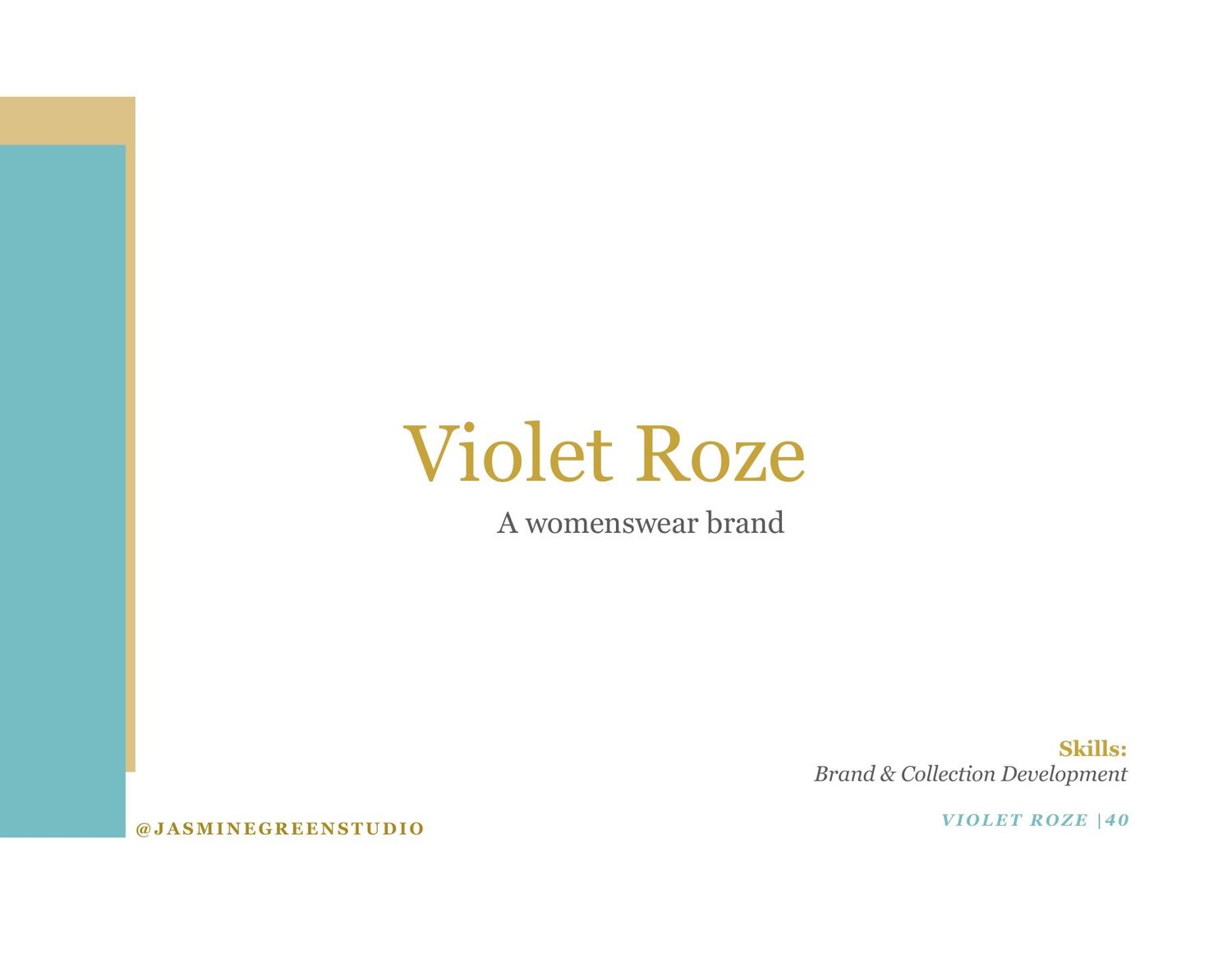 Violet Roze &mdash; brand introduction